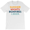 Summer Night Bonfires Beer T-Shirt