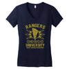rangers university Women's V-Neck T-Shirt