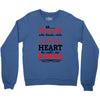 There's This Boy Who Stole My Heart He Calls Me Momma Crewneck Sweatshirt