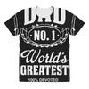 dad number one world's greatest All Over Women's T-shirt