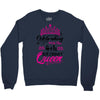 Celebrating With the 4th Birthday Queen Crewneck Sweatshirt