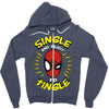 friendly neighborhood single man Zipper Hoodie