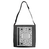 qr composition Adjustable Strap Totes