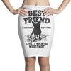 Best Friend Pug Pencil Skirts