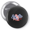 sports sloth Pin-back button