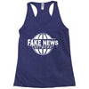 fake news Racerback Tank