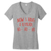 now i have a keyblade Women's V-Neck T-Shirt