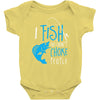 i fish so i don't choke Baby Bodysuit
