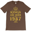 kings are born in 1987 T-Shirt