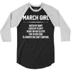 March Girl Hated By Many 3/4 Sleeve Shirt