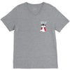 Super Cat V-Neck Tee