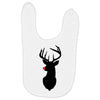 deer skull christmas Baby Bibs