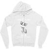 all i care about are cats and like 3 people Zipper Hoodie