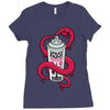 spray paint Ladies Fitted T-Shirt