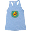 angry goldfish cartoon Racerback Tank