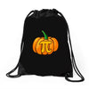 pumpkin pi Drawstring Bags