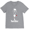funny stars wars godfather parody yourfather mens V-Neck Tee