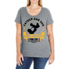Father and Son Best Friends for Life Ladies Curvy T-Shirt