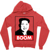 Kim Jong Un Boom Rocketman Zipper Hoodie