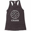 crass anarcho punk rock Racerback Tank