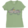 surf biker Ladies Fitted T-Shirt