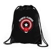 patriotic plumbing Drawstring Bags