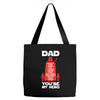 dad you're my hero Tote Bags