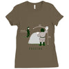 brute squad science Ladies Fitted T-Shirt