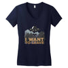 I Want to Leave Women's V-Neck T-Shirt