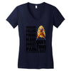 super saiyan quitting is not Women's V-Neck T-Shirt