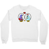 eggplant wizard and king hippo Crewneck Sweatshirt