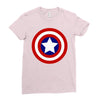 captain america Ladies Fitted T-Shirt