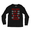 adapt or die encoded (white) Long Sleeve Shirts