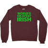 world's okayest irish Crewneck Sweatshirt