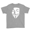 v per vendetta face film horror cinema&amp;tv Youth Tee