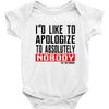 conor mcgregor apologize ufc mma notorious Baby Onesie