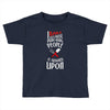 i bake because punching people is frowned upon Toddler T-shirt