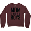 mom of boys Crewneck Sweatshirt