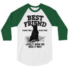 Best Friend Bull Terrier 3/4 Sleeve Shirt