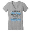 So There's This Boy Who Will Always Have A Piece Of My Heart He Calls Women's V-Neck T-Shirt