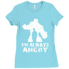 I'm Alway Angry Ladies Fitted T-Shirt