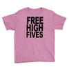 free high fives t shirt x large funny humor geek awesome highfive cool Youth Tee