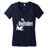 the dogfather Women's V-Neck T-Shirt