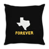 texas forever Throw Pillow