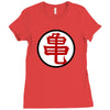 dragonball z muten roshi kanji manga Ladies Fitted T-Shirt