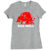 bad bull (2) Ladies Fitted T-Shirt