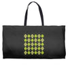 reduce, reuse, reargyle Weekender Totes
