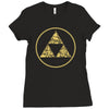 the triforce Ladies Fitted T-Shirt
