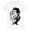 snow white Ladies Fitted T-Shirt