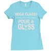yoga class Ladies Fitted T-Shirt